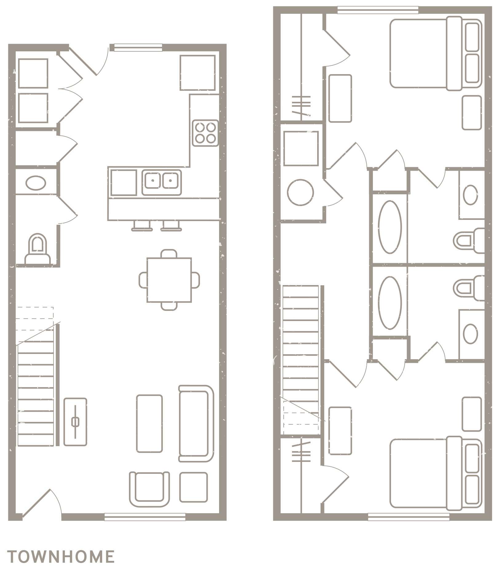 2 Bedroom 2 Bath Apartment Rates & Floorplans